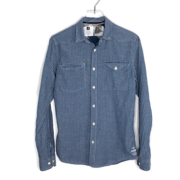 Burton Other - BURTON Analog Casual Striped Button Front Shirt